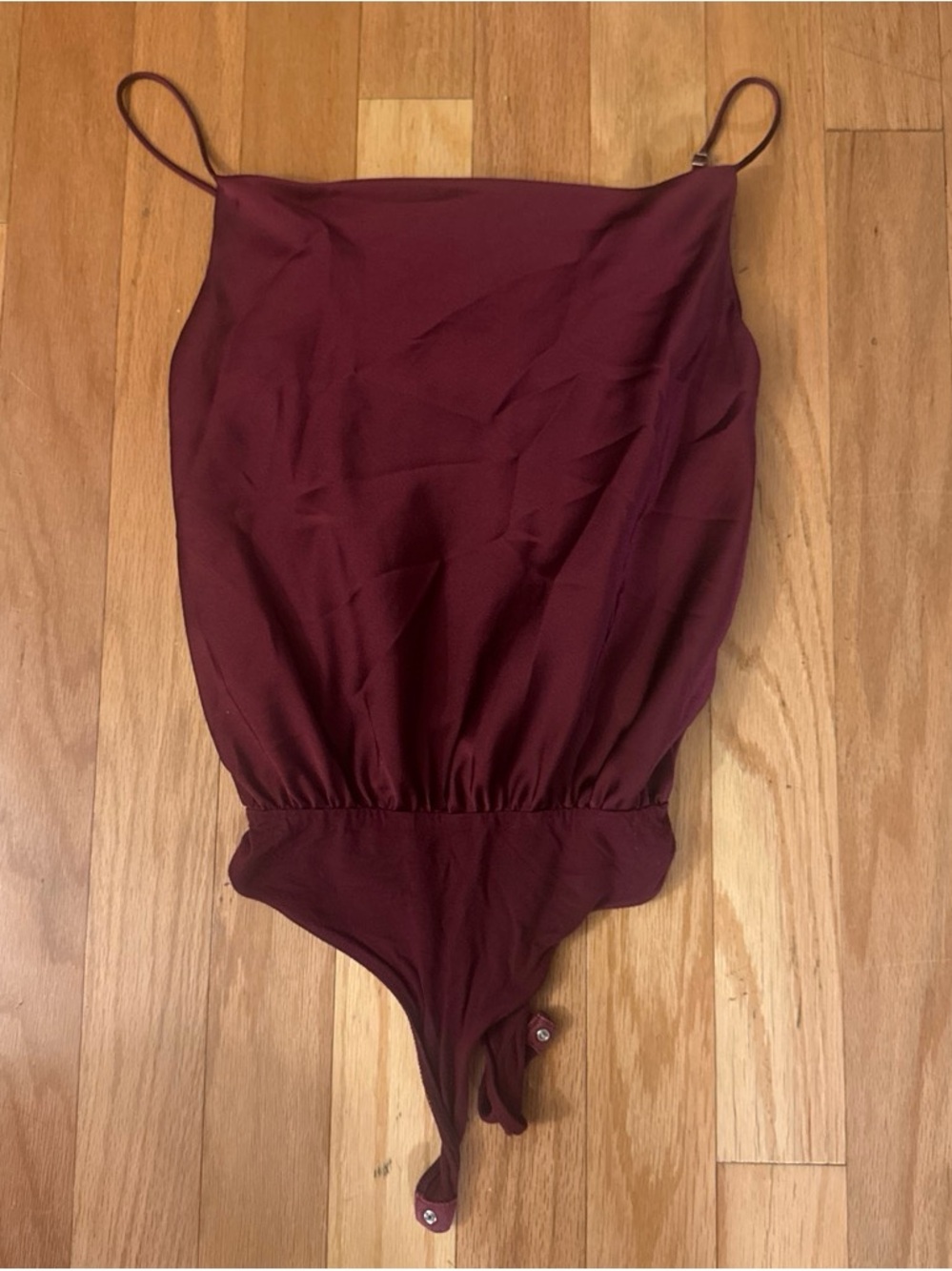 Lulu's Girls Burgundy Sleeveless One-Piece Bodysuit